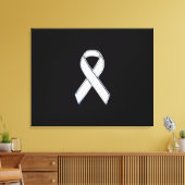 Farbstil Weißes Band-Bewusstsein Leinwanddruck (Insitu (Wohnzimmer))