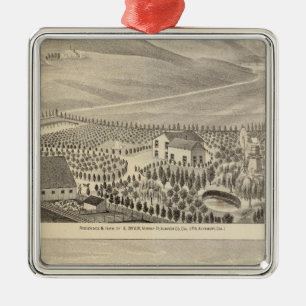 Farbstoff, Hupers Eigenschaften Silbernes Ornament