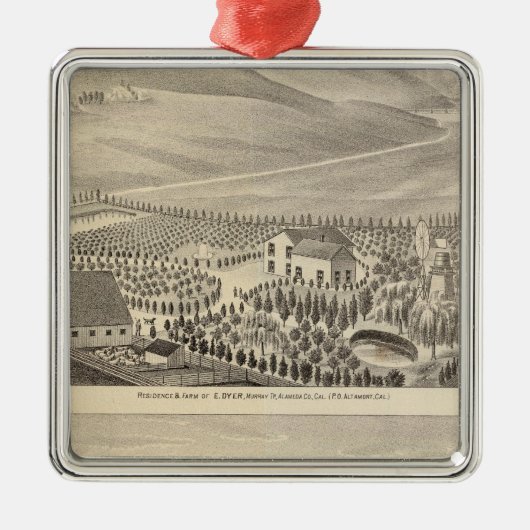 Farbstoff, Hupers Eigenschaften Silbernes Ornament (Vorne)