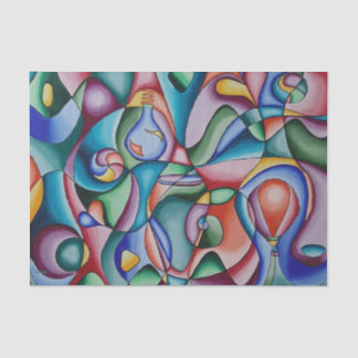 Farbstoffpapier Seidenpapier