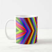 Farbstrahlen Regenbogen Tasse (Links)