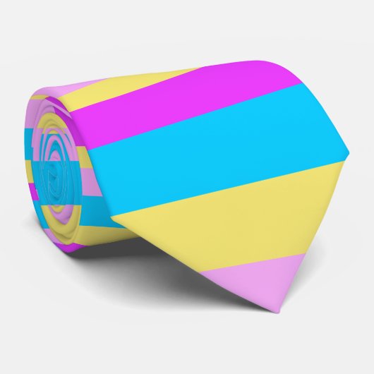 Farbstreifen 2 krawatte (Gerollt)
