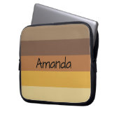 Farbstreifen - Anpassbar Laptopschutzhülle (Vorderseite Links)