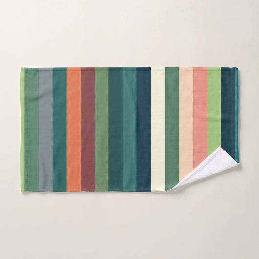 Farbstreifen Badhandtuch Set (Handtuch)
