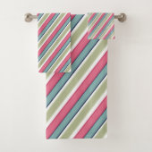 Farbstreifen Badhandtuch Set (Insitu)