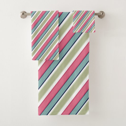 Farbstreifen Badhandtuch Set (Insitu)
