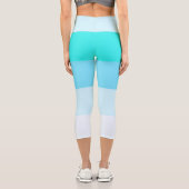 Farbstreifen Capri-Leggings Capri Leggings (Rückseite)