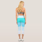 Farbstreifen Capri-Leggings Capri Leggings (Rückseite)