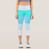 Farbstreifen Capri-Leggings Capri Leggings (Vorderseite)