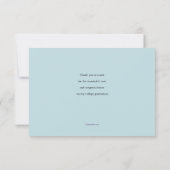 Farbstreifen Danke Karte (Rückseite)