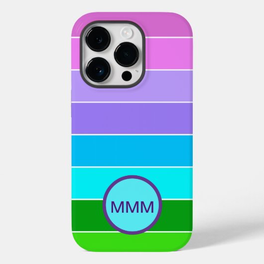 Farbstreifen der Mermaid Case-Mate iPhone Hülle (Rückseite)