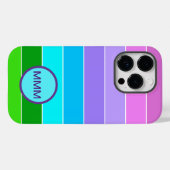 Farbstreifen der Mermaid Case-Mate iPhone Hülle (Rückseite (Horizontal))