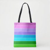 Farbstreifen der Mermaid Tasche (Vorderseite)