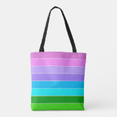 Farbstreifen der Mermaid Tasche (Rückseite)