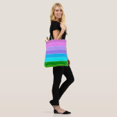 Farbstreifen der Mermaid Tasche (Am Model)