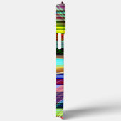 Farbstreifen durch den Panoramaeffekt gekreuzt Case-Mate iPhone Hülle (Rückseite / Rechts)