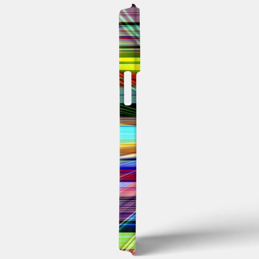 Farbstreifen durch den Panoramaeffekt gekreuzt Case-Mate iPhone Hülle (Rückseite / Rechts)