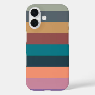 Farbstreifen farbig pastell iPhone 16 hülle