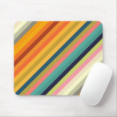 Farbstreifen farbige Pastellfarben 002 Mousepad (Mit Mouse)