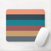 Farbstreifen farbige Pastellfarben Mousepad (Mit Mouse)