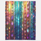 Farbstreifen Fleecedecke (Vorderseite)