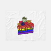 Farbstreifen Fleecedecke (Vorderseite (Horizontal))