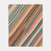 Farbstreifen Fleecedecke (Vorderseite)