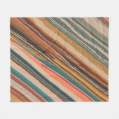 Farbstreifen Fleecedecke (Vorderseite (Horizontal))