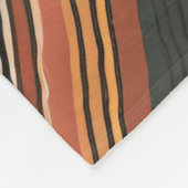 Farbstreifen Fleecedecke (Ecke)