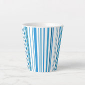 Farbstreifen für den blauen Strand Milchtasse (Vorderseite)