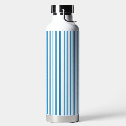 Farbstreifen für den blauen Strand Trinkflasche (links)