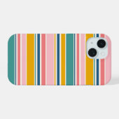 Farbstreifen für den Strand iPhone 15 Hülle (Rückseite (Horizontal))