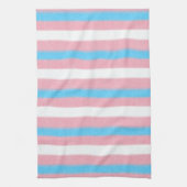Farbstreifen für den Transgender-Pride-Flag mit we Geschirrtuch (Vertikal)