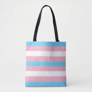Farbstreifen für den Transgender-Pride-Flag mit we Tasche