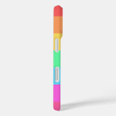 Farbstreifen für Pastell-Regenbogen Case-Mate iPhone Hülle (Rückseite / Rechts)