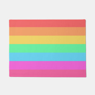 Farbstreifen für Pastell-Regenbogen Fußmatte