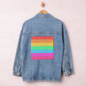 Farbstreifen für Pastell-Regenbogen Jeansjacke (Hangar)