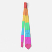 Farbstreifen für Pastell-Regenbogen Krawatte (Rückseite)