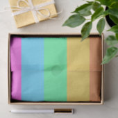Farbstreifen für Pastell-Regenbogen Seidenpapier (Geschenk)