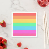 Farbstreifen für Pastell-Regenbogen Serviette (Beispiel)