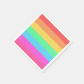 Farbstreifen für Pastell-Regenbogen Serviette (Ecke)