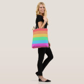 Farbstreifen für Pastell-Regenbogen Tasche (Am Model)