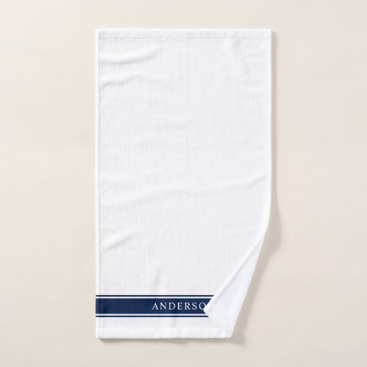 Farbstreifen für Personalisierte Bezeichnung Badhandtuch Set (Handtuch)