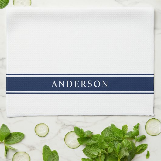 Farbstreifen für Personalisierte Bezeichnung Geschirrtuch (Gefaltet)