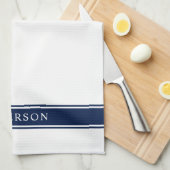 Farbstreifen für Personalisierte Bezeichnung Geschirrtuch (Viertel Falte)