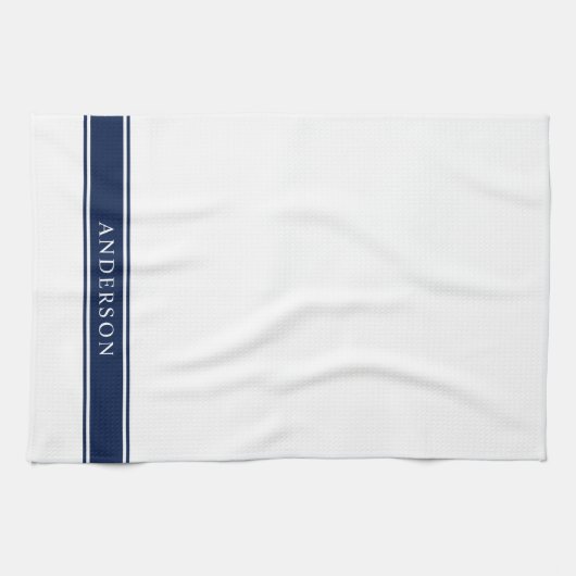 Farbstreifen für Personalisierte Bezeichnung Geschirrtuch (Horizontal)