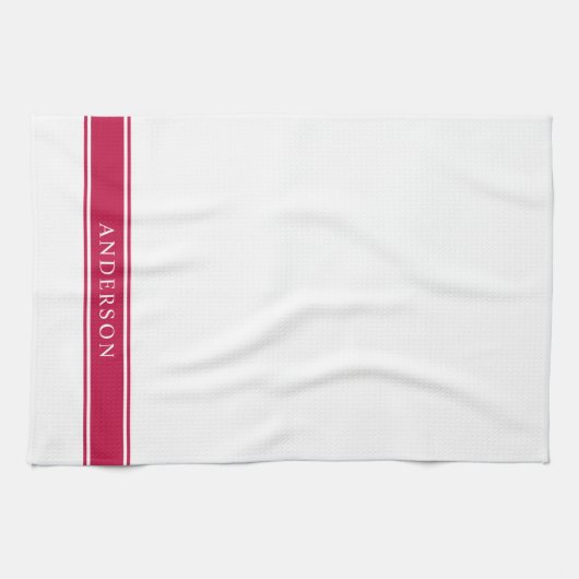 Farbstreifen für Personalisierte Bezeichnung Geschirrtuch (Horizontal)