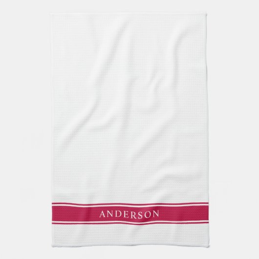 Farbstreifen für Personalisierte Bezeichnung Geschirrtuch (Vertikal)