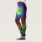 Farbstreifen für Schwarze Leggings (Links)