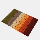 Farbstreifen Fußmatte (Schrägansicht)